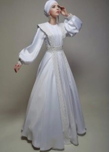 Muslim wedding dress from the brand Tulipiya