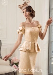 Fra skulderen Brudekjole