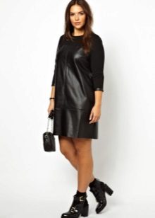 Leather dress for overweight