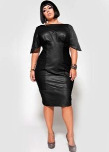 Leather dress for overweight women
