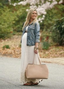 Maternity Long Dress Sandals