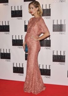 Abito da festa di maternità rosa