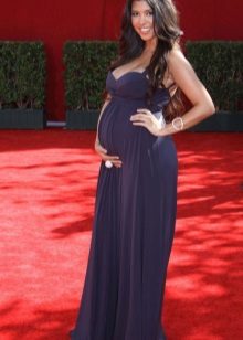 Abito da festa in seta premaman