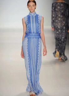 Two-tone striped dress