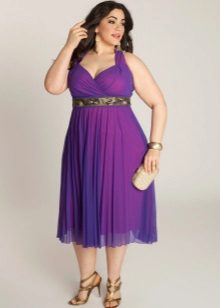 Vestit de nit de cintura alta per als greixos