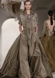 Long puffy safari dress from disaner