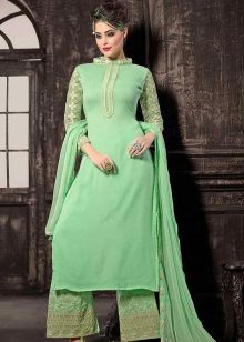 Chinese Green Light Long Dress