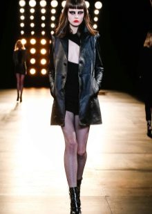 فستان صخري ابيض واسود