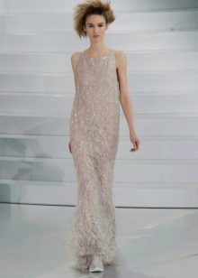 Dress in a floor from Chanel direct
