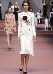 Direct floral print dress