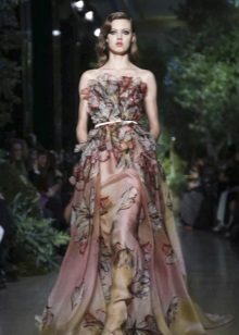 Flower Evening Dress by Eli Saab