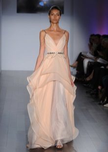 Greek dress multi-layered