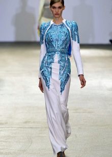 Oriental style dress by Antonio Berardi