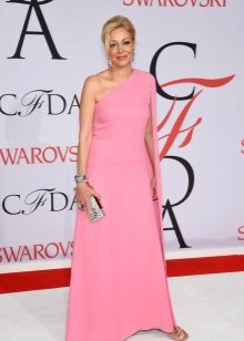 pink dress for mature women on the floor