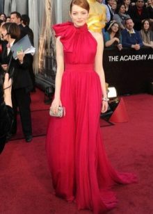 Fuchsia One Shoulder Dress