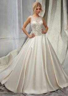 Silk Lace Wedding Dress