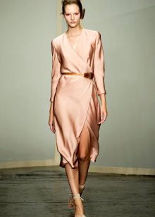 Straight Chiffon Sleeveless Midi Dress