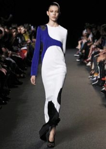 Sports dress for the celebration white and blue