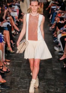 sports dress with a neckline