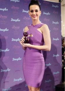 Purple short dress