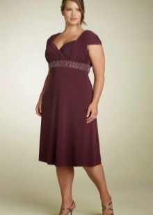 High Waist Knitted Dress for Fat Girls