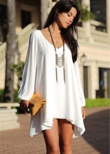 White A-Line Dress