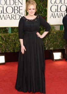 A-line dress for full