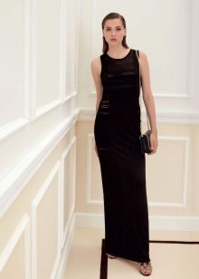 Straight floor dress