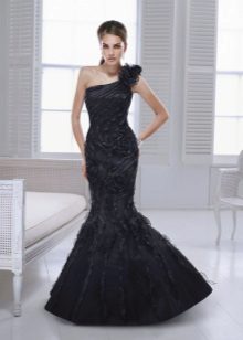 One-shoulder mermaid dress