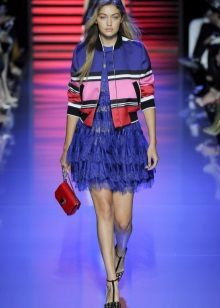 Baby blue dress in blue