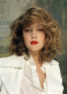 Orange-red lipstick for women color Autumn