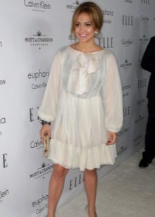 Dress milk color for women color Autumn