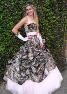 Camouflage Wedding Dress