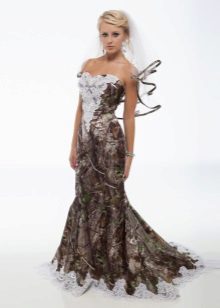 Camouflage Wedding Dress