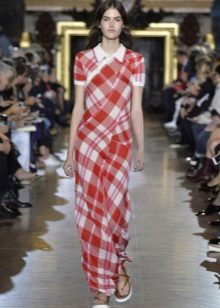 Vestit llarg xec blanc