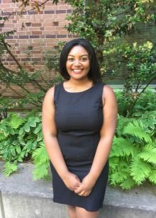 Straight black office dress for overweight