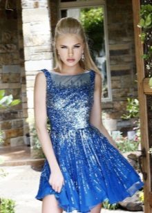 Baby Doll Blue Dress