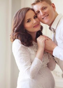 Bílé šaty pro focení