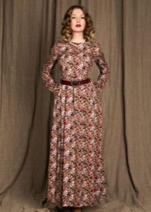 Nidottu mekko Maxi pituus