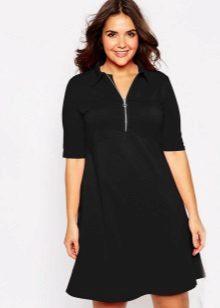 Full zip polo dress