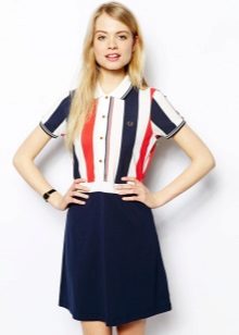 Button-down polo dress