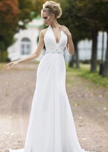 V-Neck Wedding Dress