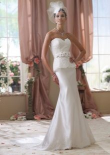Peplum Wedding Dress