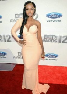 Long sleeve bustier dress