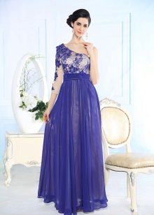 Dress with one sleeve