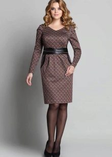 Office dress with raglan sleeve