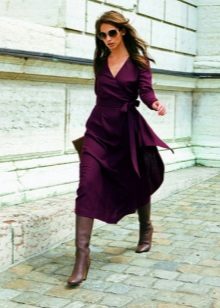 Spring / Autumn Wrap Dress