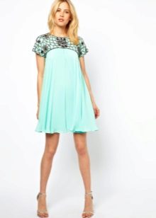 A-Line Short Sleeve Dress