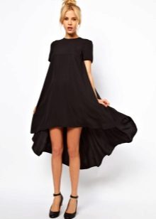 Black dress a-line