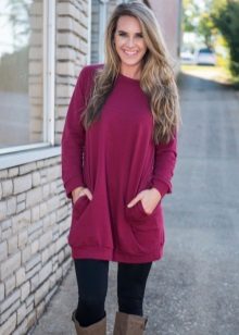 Winter tunic dress